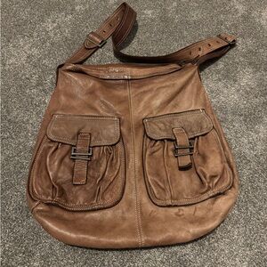 Johnny Was leather hobo Bag